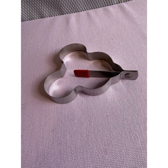 Mickey Mouse Shaped Pancake Cookie Sandwich Egg Mold Metal Handle Disney 5” - Picture 2 of 3